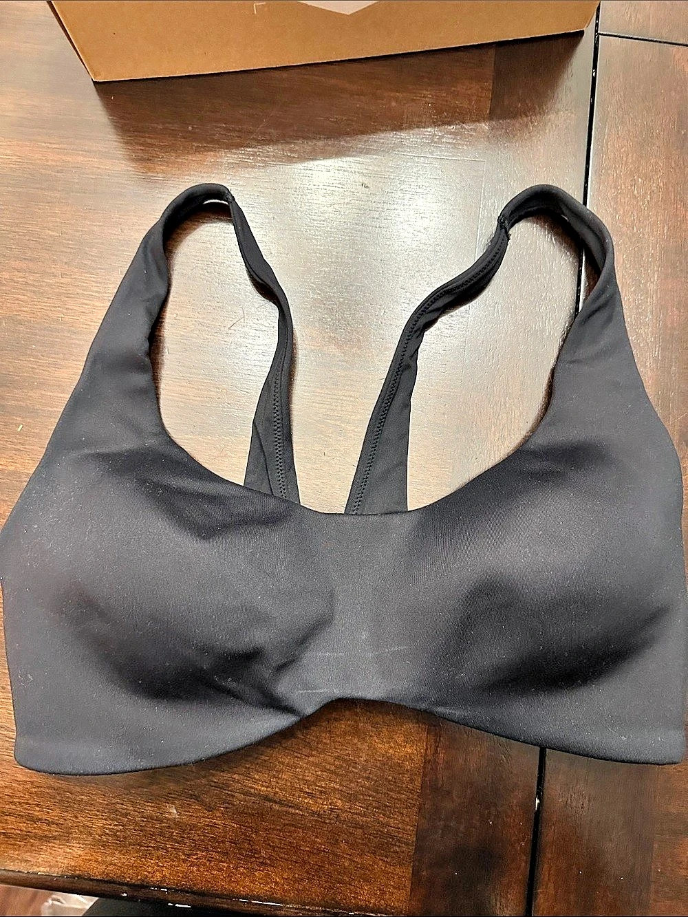 Nike x SKIMS Dri-FIT Matte Shaped Scoop Bra Dri-FIT Sports Bra Black Size Large